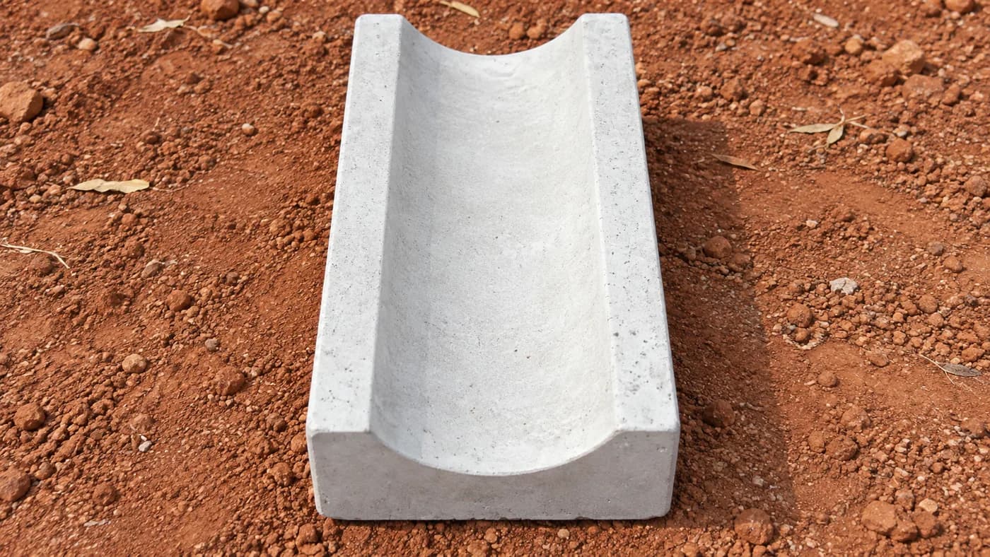 Curb Saucer Drain manufactured by Shree Rama Tiles and Pavers Bengaluru